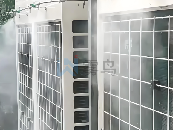 山西機(jī)房噴霧降溫節(jié)能案例分析，通信機(jī)房數(shù)據(jù)中心風(fēng)冷式空調(diào)室外機(jī)噴霧降溫系統(tǒng)