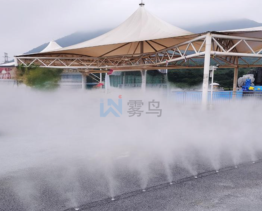北京公園的夏日秘密武器 —— 噴霧降溫系統(tǒng)?，北京噴霧降溫廠家